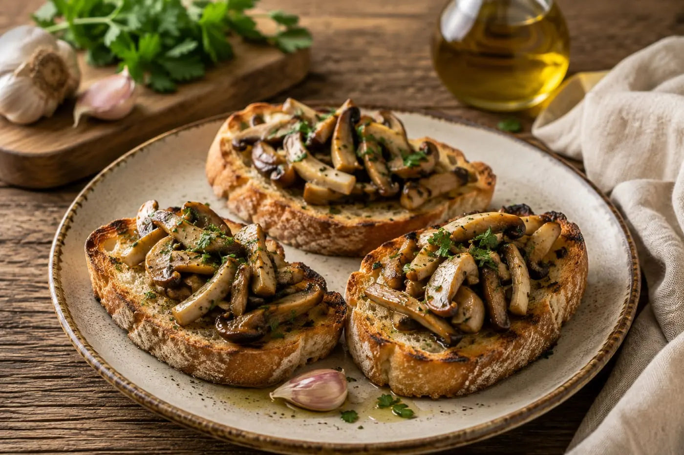 Bruschetta ai cardoncelli