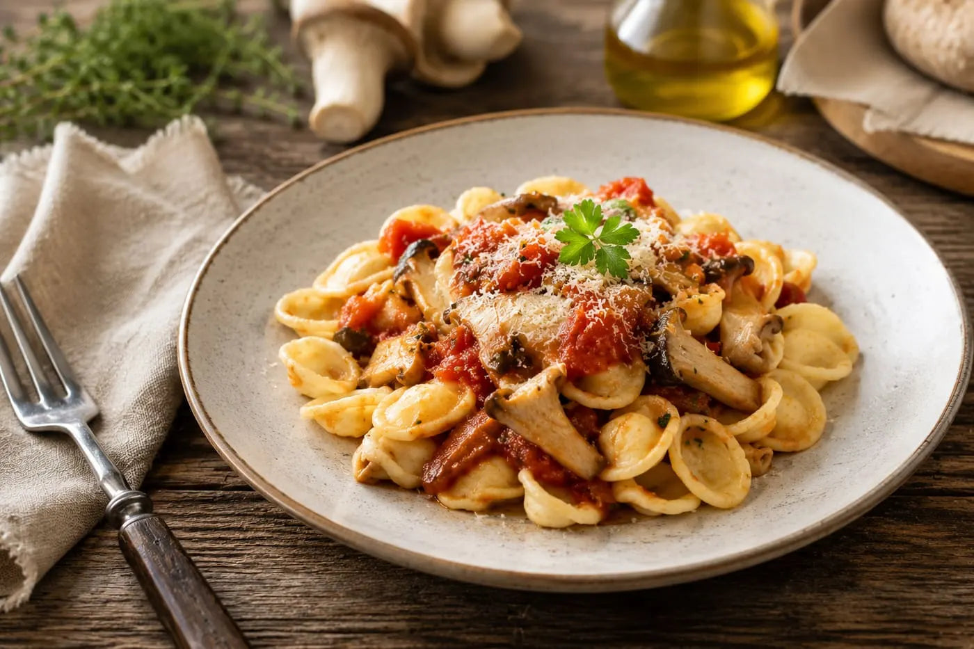 Orecchiette e cardoncelli